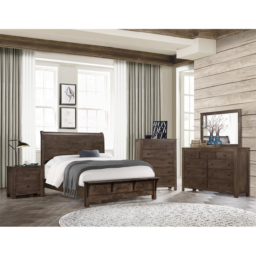 ASHTON KING SLEIGH BED