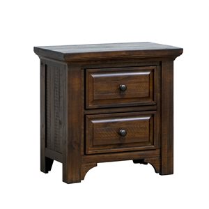 2 DRAWER NIGHTSTAND W / USB