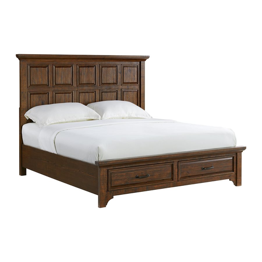VISTA CANYON COMPLETE KING STORAGE BED