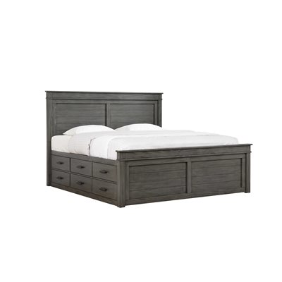 Glacier Bay Complete Queen Captains Bed W 3 6 Drawers