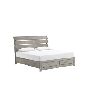 BRENTWOOD-COMPLETE KING STORAGE BED