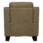 2P RECLINER - BROWN LEATHER