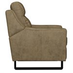 2P RECLINER - BROWN LEATHER