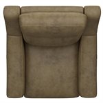 2P RECLINER - BROWN LEATHER
