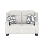 2P LOVESEAT W / 2 PILLOWS - CREAM