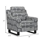 2P RECLINER - BLACK PATTERN