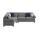 RSF LOVESEAT W / 2 PILLOWS-GREY