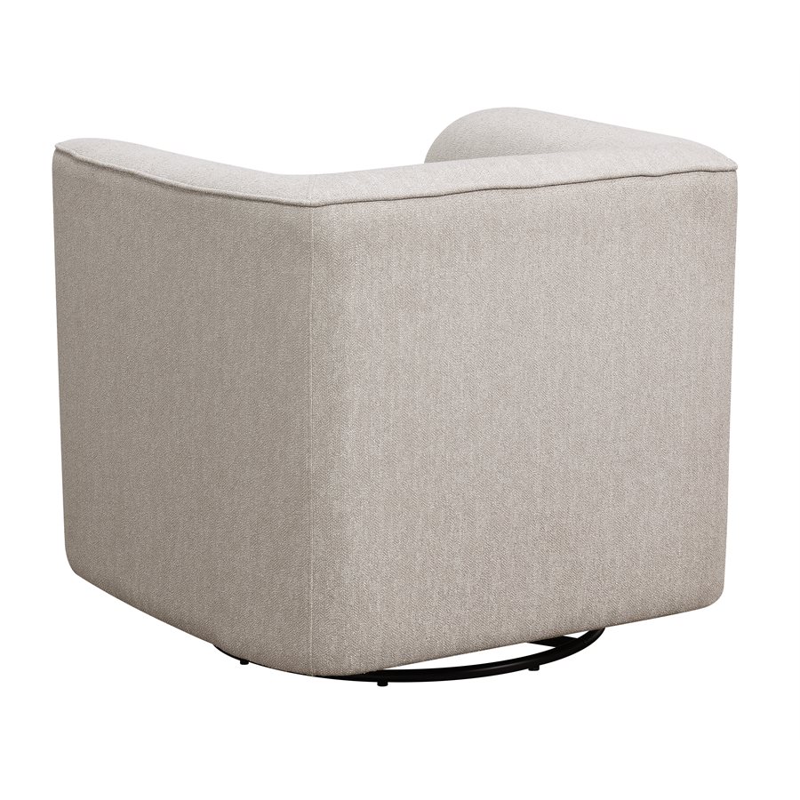 SWIVEL ACCENT CHAIR-BEIGE