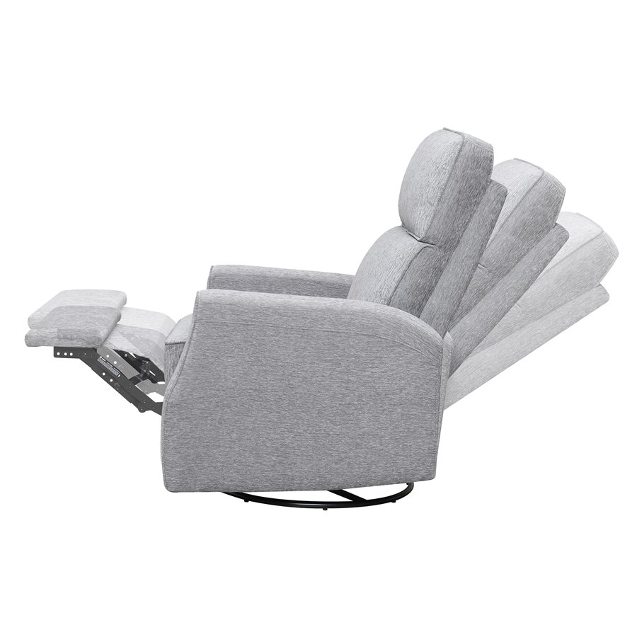 SWIVEL GLIDER RECLINERGREY