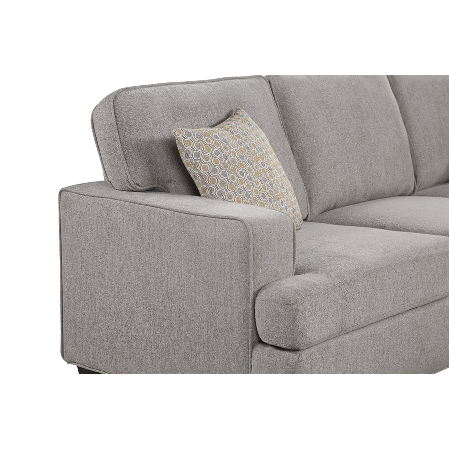SOFA W / 2 PILLOWSLIGHT GREY