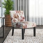 ACCENT CHAIR - RED MULTI