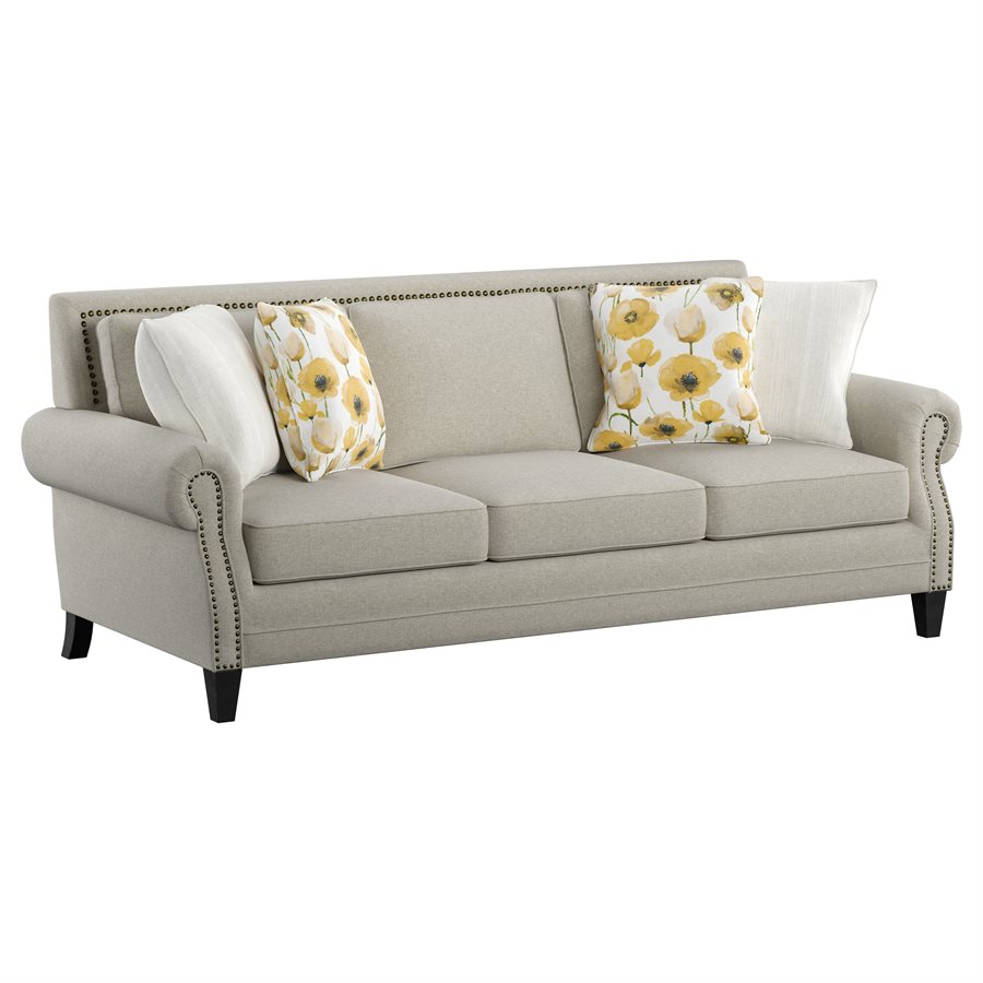 SOFA W / 4 PILLOWSBEIGE
