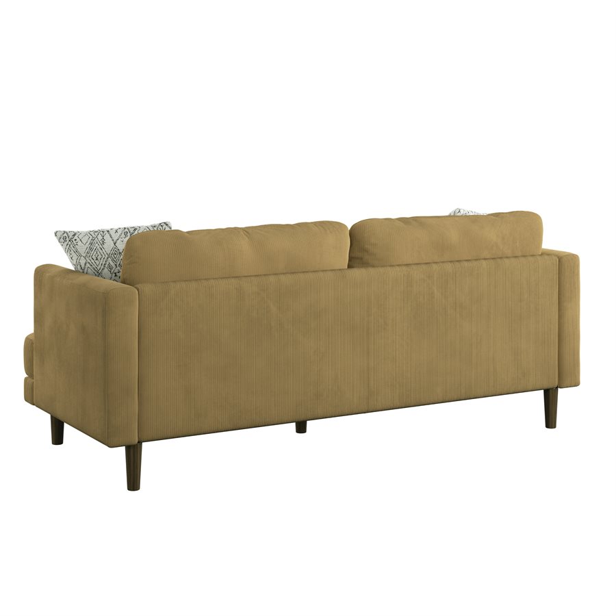 SOFA W / 2 PILLOWS MUSTARD