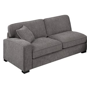 LSF LOVESEAT W / 1 PILLOW-DARK GREY
