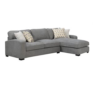 REPOSE-2PC CHOFA-LSF LOVESEAT RSF CHAISE-LIGHT GREY
