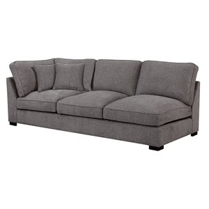 LSF CORNER SOFA W / 2 PILLOWS-DARK GREY