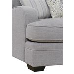 ANALIESE-3PC SECTIONAL-W / 4 PILLOWS-LIGHT GREY