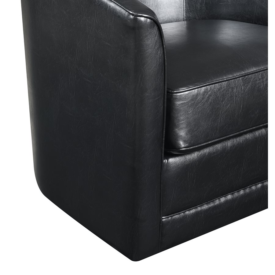 SWIVEL CHAIR-BLACK