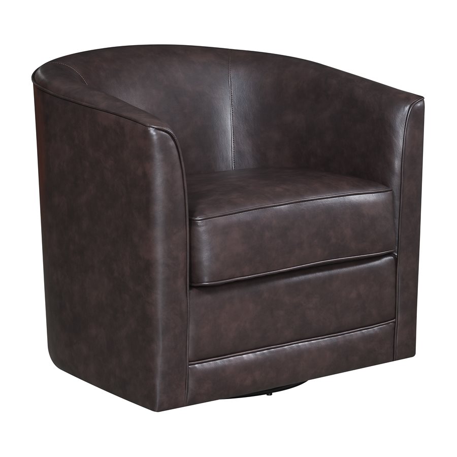 SWIVEL CHAIRDARK BROWN