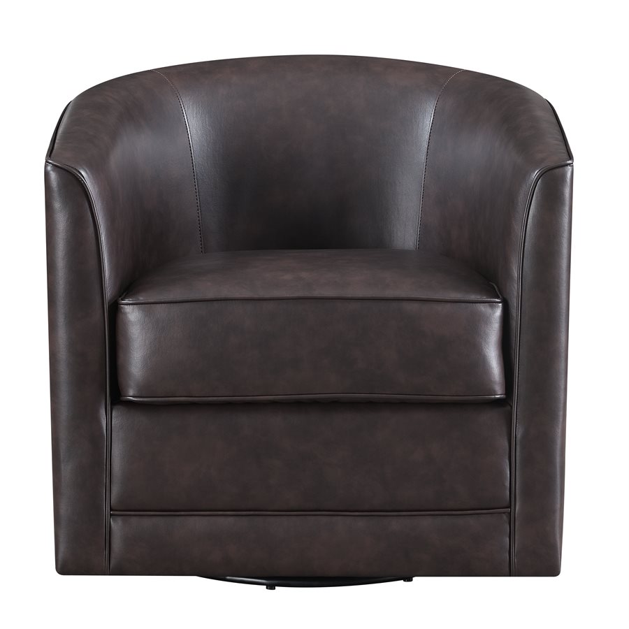 SWIVEL CHAIRDARK BROWN