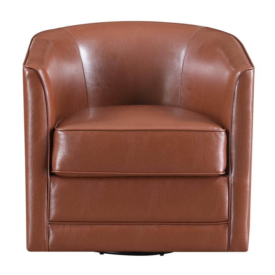 SWIVEL CHAIR-LIGHT BROWN
