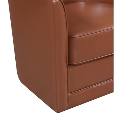SWIVEL CHAIR-LIGHT BROWN