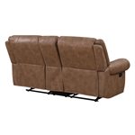 MOTION CONSOLE LOVESEAT-LIGHT BROWN